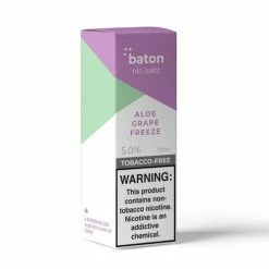 VTM B2C Warehouse E-Liquids Aloe Grape Freeze E-Liquid By Baton Salt NTN