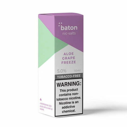 VTM B2C Warehouse E-Liquids Aloe Grape Freeze E-Liquid By Baton Salt NTN