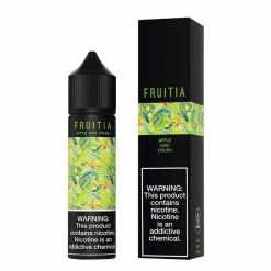 VTM B2C Warehouse NEW Apple Kiwi Crush E-Juice By Fruitia Synthetic