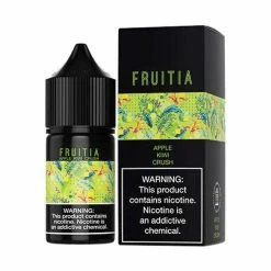 VTM B2C Warehouse Apple Kiwi Crush E-Liquid By Fruitia Synthetic Salts