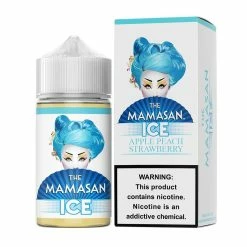 VTM B2C Warehouse Apple Peach Strawberry E-Juice By The Mamasan Ice
