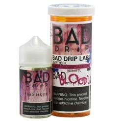 VTM B2C Warehouse E-Liquids Bad Blood EJuice By Bad Drip Tobacco-Free