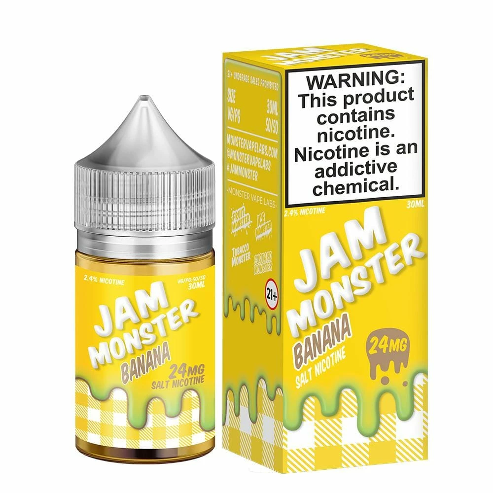 VTM B2C Warehouse Banana E-Liquid By Jam Monster Salt