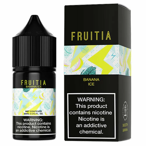VTM B2C Warehouse E-Liquids Banana Ice E-Liquid By Fruitia Salt