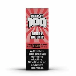VTM B2C Warehouse B.A.L. (Berry Au Lait) 100ml E-Juice By Keep It 100 Synthetic E-Liquids