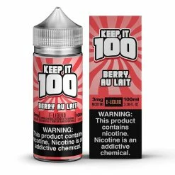 VTM B2C Warehouse B.A.L. (Berry Au Lait) 100ml E-Juice By Keep It 100 Synthetic E-Liquids