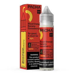 VTM B2C Warehouse Blood Orange Banana Gooseberry E-Juice By Pacha SYN Tobacco-Free E-Liquids