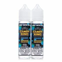 VTM B2C Warehouse Blue Razz E-Juice By Candy King Bubblegum Collection Synthetic Synthetic Nicotine