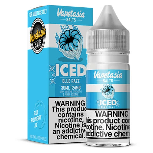 VTM B2C Warehouse NEW Blue Razz Ice E-Liquid By Vapetasia Killer Fruits NTN Salt