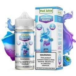 VTM B2C Warehouse Blue Razz Slushy E-Liquid By Pod Juice TFN NEW
