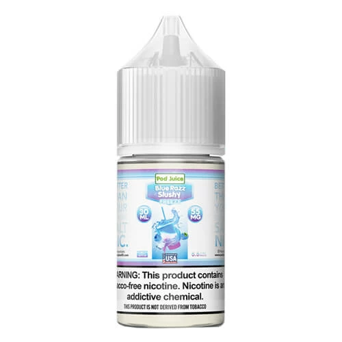 VTM B2C Warehouse E-Liquids Blue Razz Slushy Freeze E-Liquid By Pod Juice TFN Salts