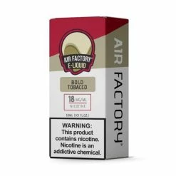 VTM B2C Warehouse Bold Tobacco E-Liquid By Air Factory Salt E-Liquids