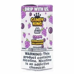 VTM B2C Warehouse Synthetic Nicotine Grape E-Liquid By Candy King Bubblegum Collection On Synthetic Salt