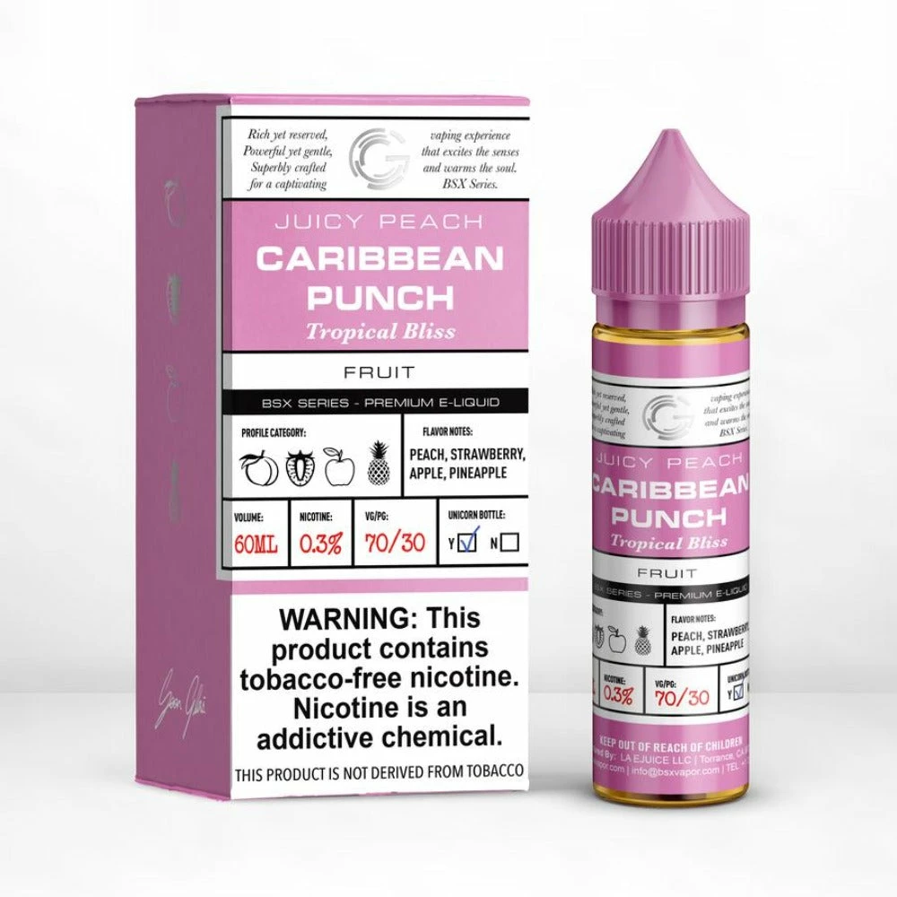 VTM B2C Warehouse Caribbean Punch E-Juice By Glas BSX E-Liquids