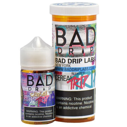 VTM B2C Warehouse Cereal Trip EJuice By Bad Drip Tobacco-Free