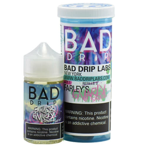 VTM B2C Warehouse Farley's Gnarly Sauce Iced Out EJuice By Bad Drip Tobacco-Free E-Liquids
