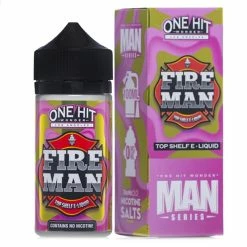 VTM B2C Warehouse One Hit Wonder Salt Fire Man E-Juice 100ml By One Hit Wonder Synthetic