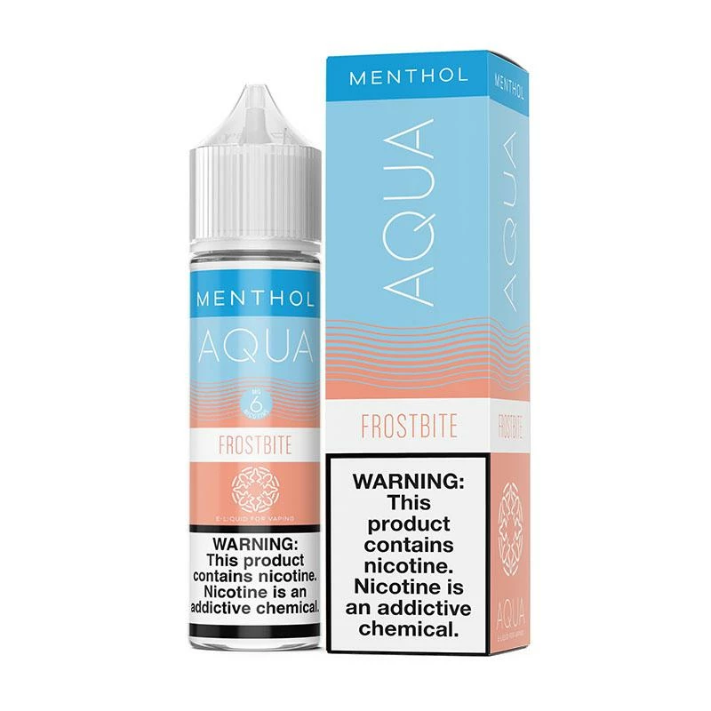 VTM B2C Warehouse NEW Frostbite EJuice By Aqua Menthol Synthetic