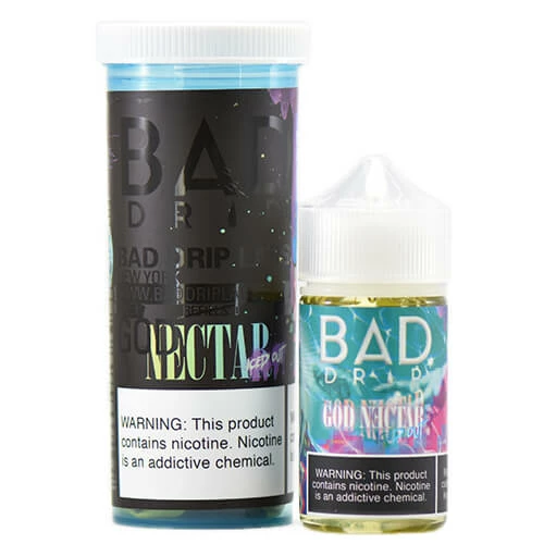 VTM B2C Warehouse E-Liquids God Nectar Iced Out EJuice By Bad Drip Tobacco-Free