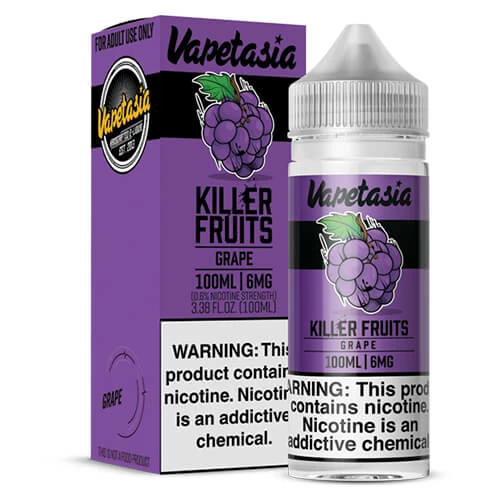 VTM B2C Warehouse NEW Grape E-Liquid By Vapetasia Killer Fruits NTN
