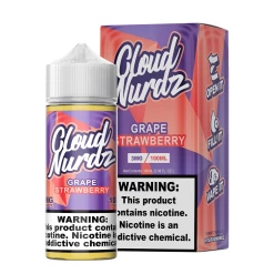 VTM B2C Warehouse Grape Strawberry 100ml E-Juice By Cloud Nurdz Synthetic