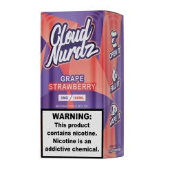 VTM B2C Warehouse Grape Strawberry 100ml E-Juice By Cloud Nurdz Synthetic