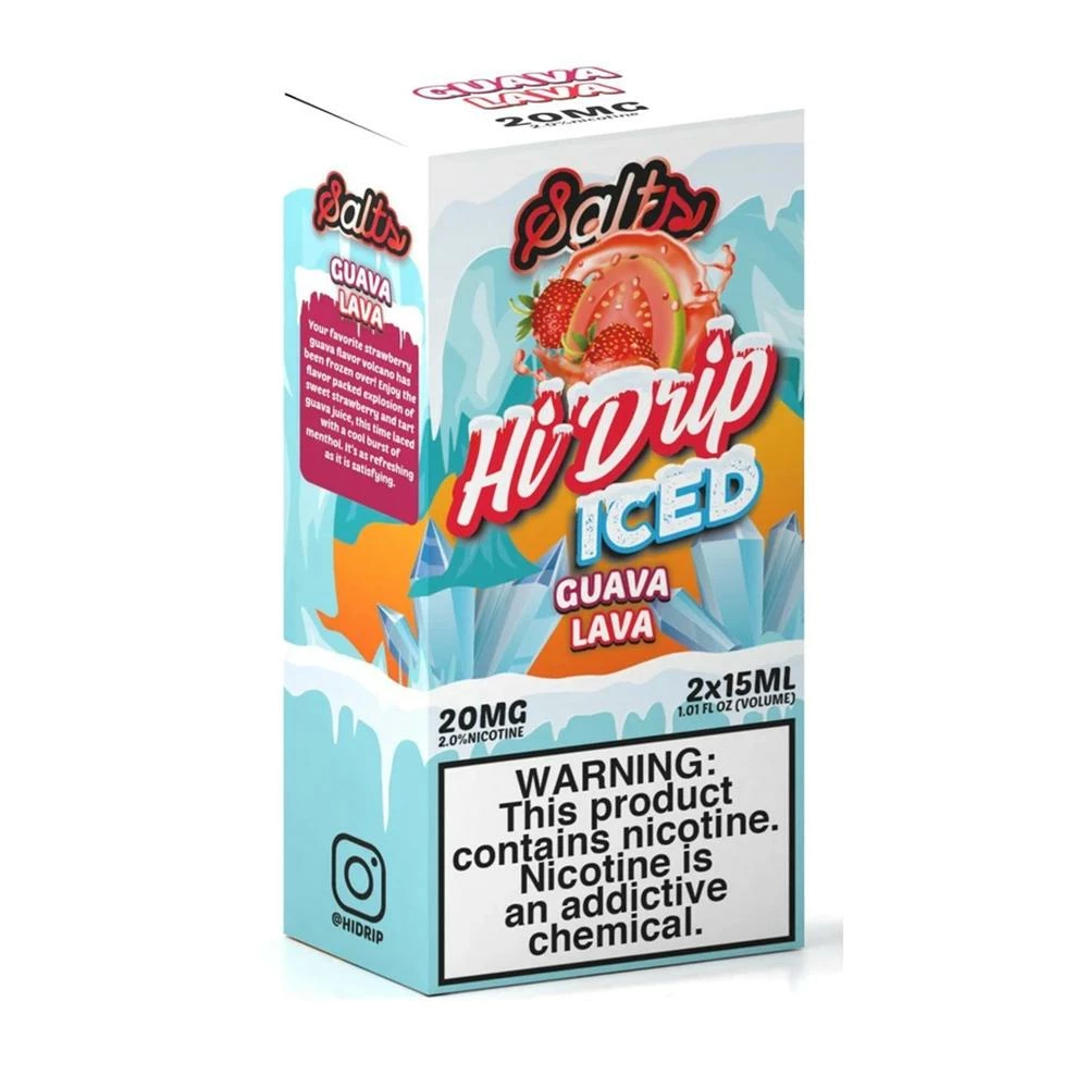 VTM B2C Warehouse NEW Guava Lava E-Liquid By Hi Drip Iced Salt