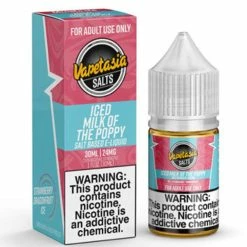 VTM B2C Warehouse Iced Milk Of The Poppy E-Liquid By Vapetasia Salts