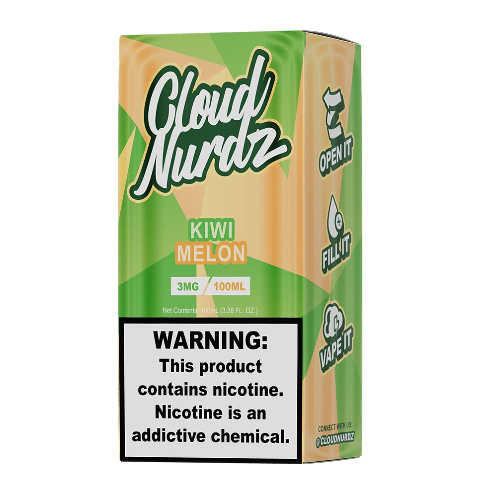 VTM B2C Warehouse Kiwi Melon 100ml E-Juice By Cloud Nurdz Synthetic