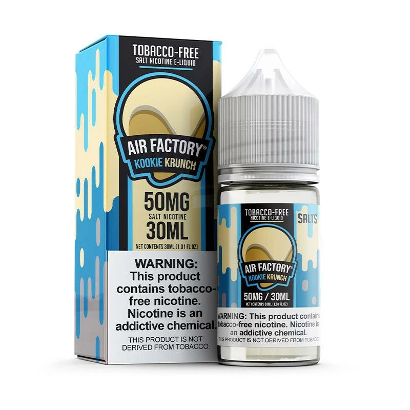 VTM B2C Warehouse NEW Kookie Krunch E-Liquid By Air Factory Synthetic Salt