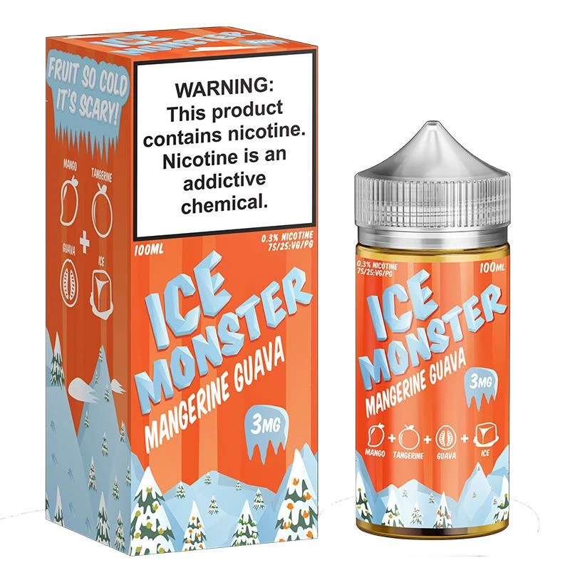 VTM B2C Warehouse Mangerine Guava E-Juice By Ice Monster Synthetic Synthetic Nicotine
