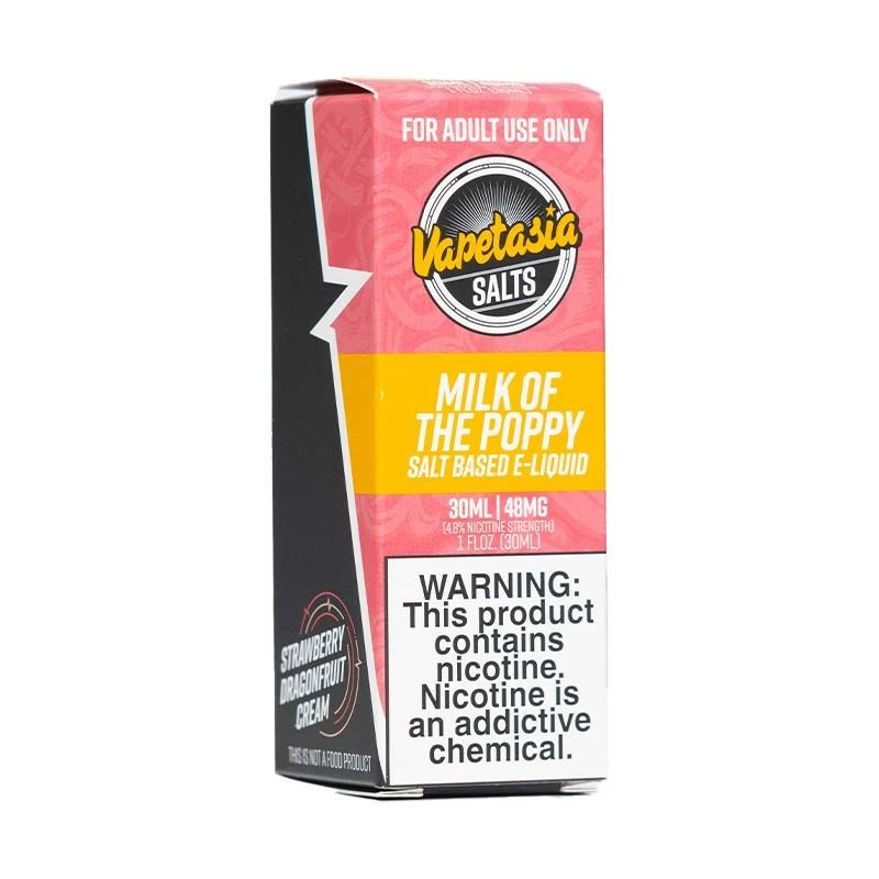 VTM B2C Warehouse E-Liquids Milk Of The Poppy E-Liquid By Vapetasia Salts