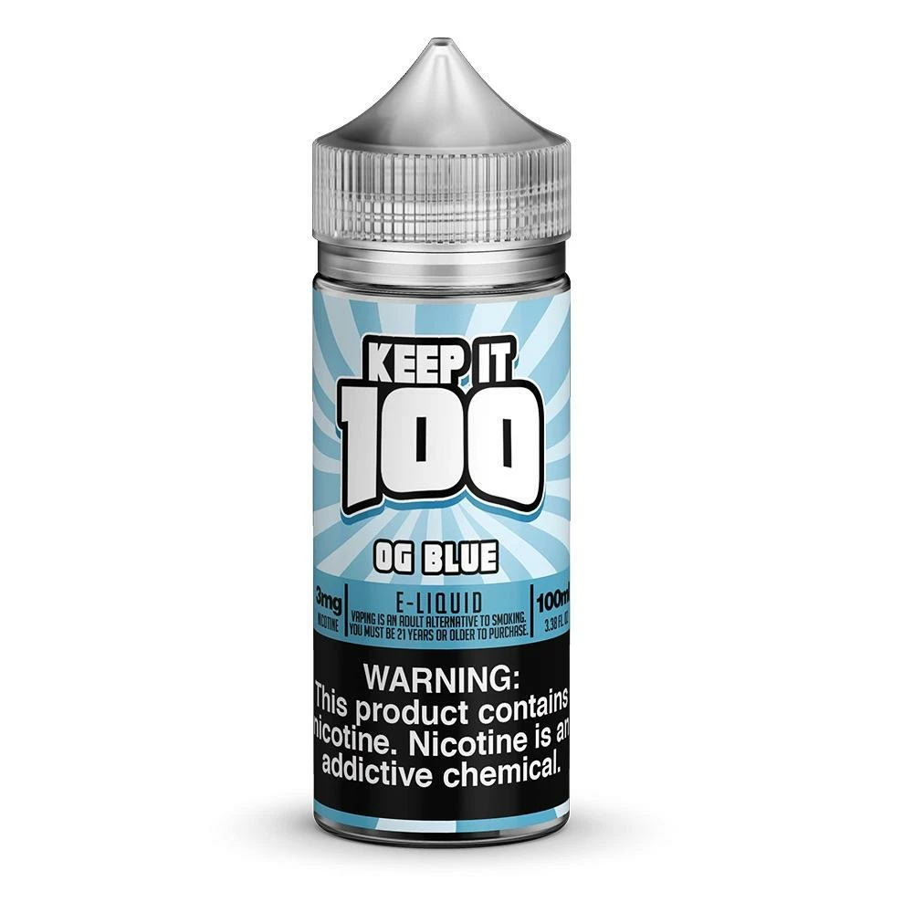 VTM B2C Warehouse OG Blue E-Juice 100ml By Keep It 100 Synthetic