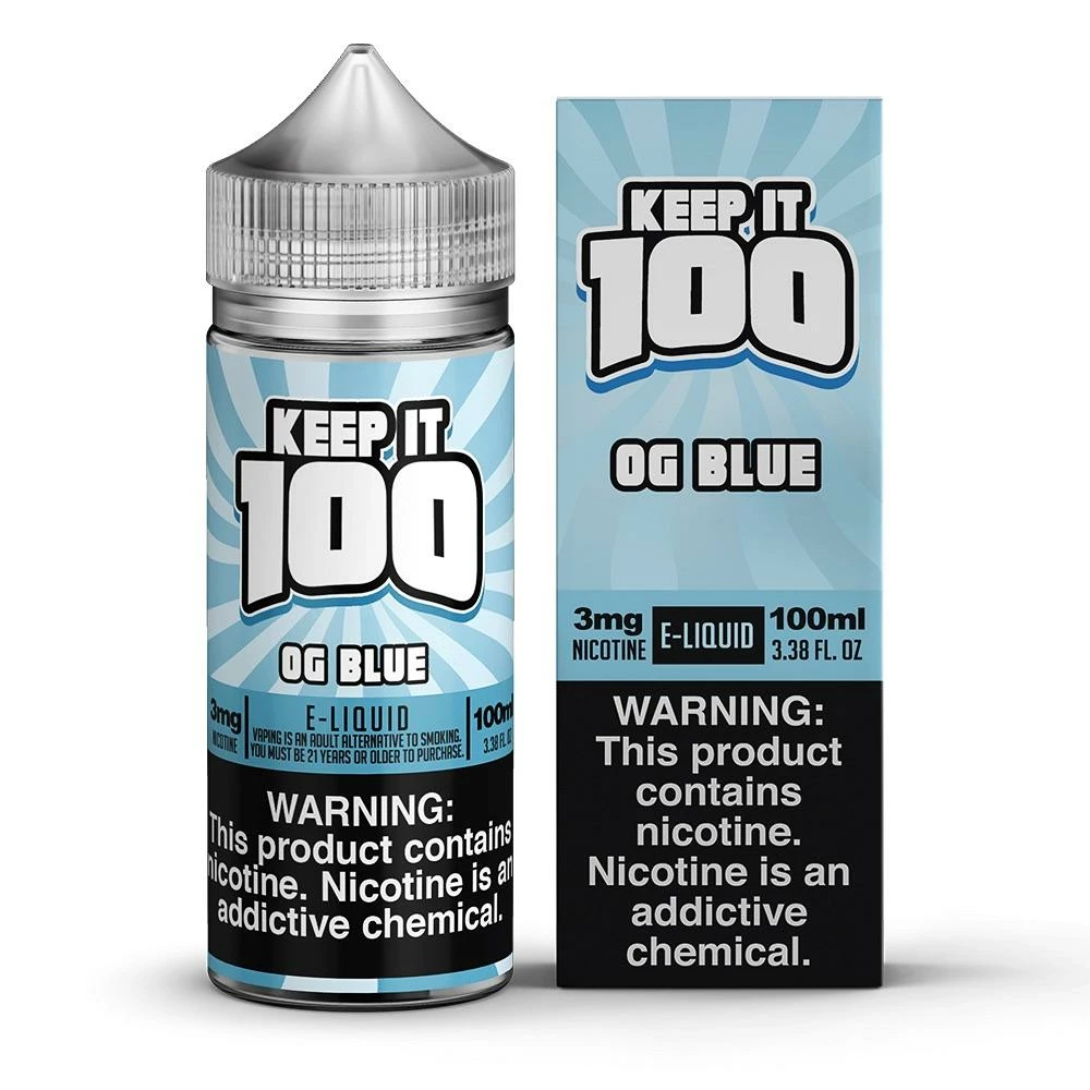 VTM B2C Warehouse OG Blue E-Juice 100ml By Keep It 100 Synthetic