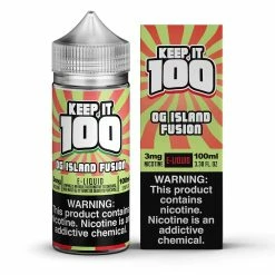 VTM B2C Warehouse OG Island Fusion E-Juice 100ml By Keep It 100 Synthetic