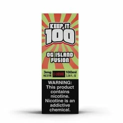 VTM B2C Warehouse OG Island Fusion E-Juice 100ml By Keep It 100 Synthetic
