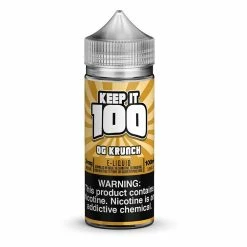 VTM B2C Warehouse OG Krunch E-Juice 100ml By Keep It 100 Synthetic