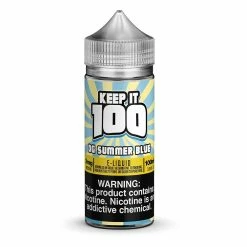 VTM B2C Warehouse OG Summer Blue 100ml E-Juice By Keep It 100 Synthetic