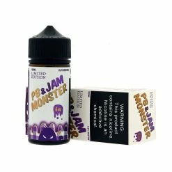 VTM B2C Warehouse PB & Grape Jam E-Juice 100ml By Jam Monster Synthetic E-Liquids