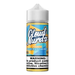 VTM B2C Warehouse Peach Blue Razz 100ml E-Juice By Cloud Nurdz Synthetic E-Liquids