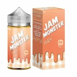 VTM B2C Warehouse Peach E-Juice 100ml By Jam Monster Synthetic E-Liquids