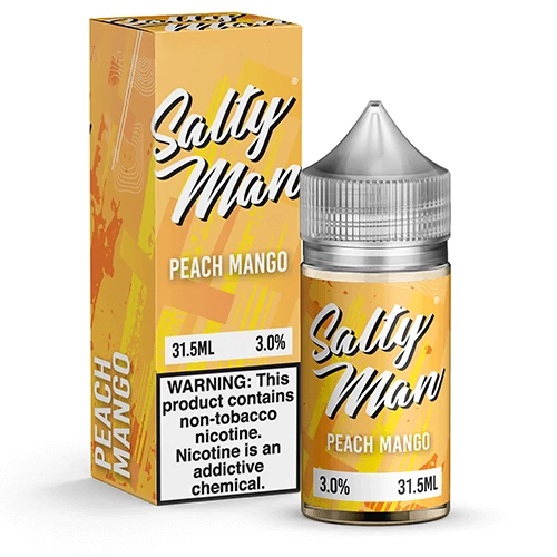 VTM B2C Warehouse Peach Mango E-Liquid By Salty Man NTN Salt