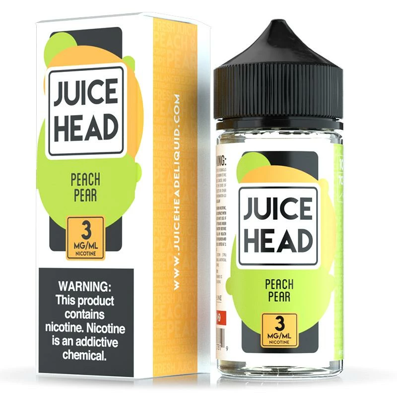 VTM B2C Warehouse Peach Pear 100ml E-Juice By Juice Head E-Liquids