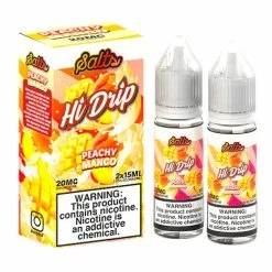 VTM B2C Warehouse Peachy Mango Salt E-Liquid Twin Pack By Hi-Drip Salt