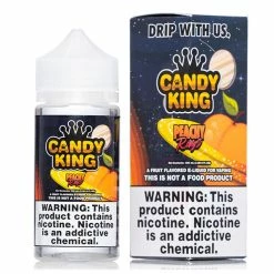 VTM B2C Warehouse Peachy Rings E-Juice By Candy King Synthetic