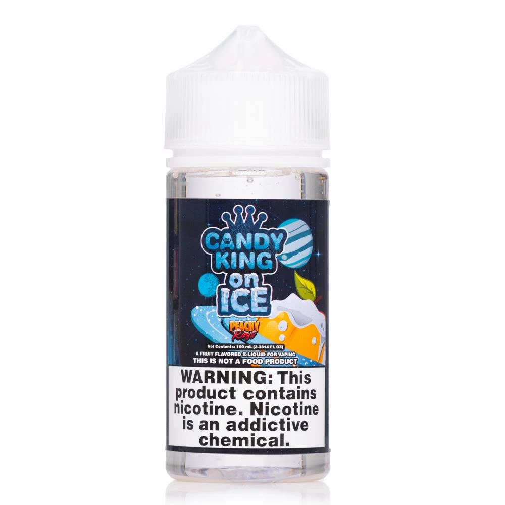 VTM B2C Warehouse Synthetic Nicotine Peachy Rings E-Juice By Candy King On Ice Synthetic
