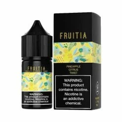 VTM B2C Warehouse Pineapple Citrus Twist E-Liquid By Fruitia Synthetic Salts NEW