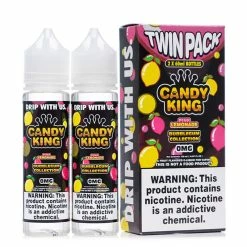 VTM B2C Warehouse Pink Lemonade E-Juice By Candy King Bubblegum Collection Synthetic Synthetic Nicotine