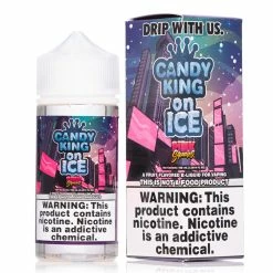VTM B2C Warehouse Pink Squares E-Juice By Candy King On Ice Synthetic