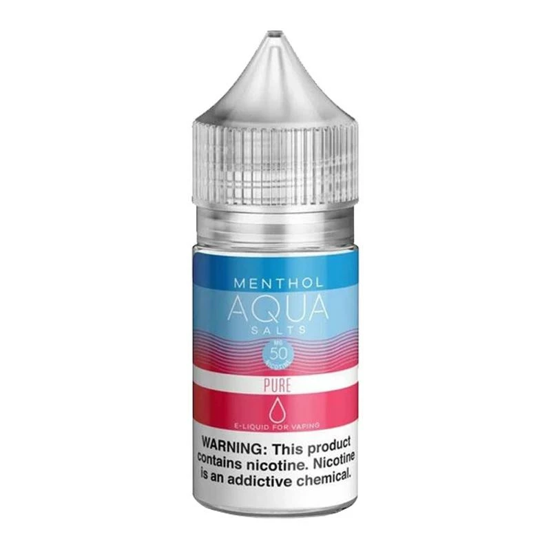 VTM B2C Warehouse Pure Menthol E-Liquid By Aqua Salt Synthetic E-Liquids